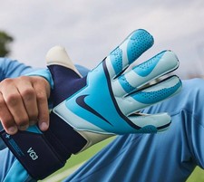 NIKE VAPOR GRIP 3 GK GLOVES Blue Fury/Glacier Blue SIZE 8 BRAND NEW RRP £109.99