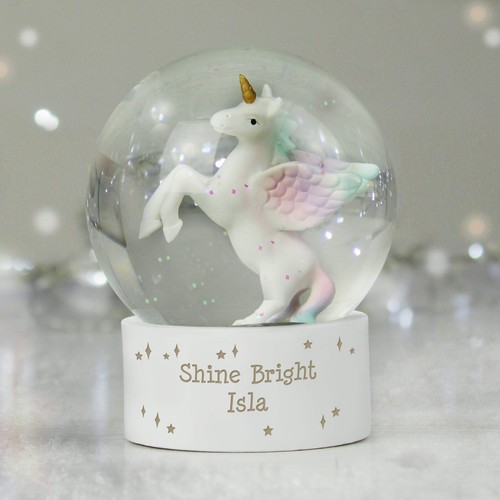 Personalised unicorn snow - unicorn,