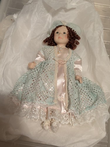 Vintage full porcelain doll - vintage,
