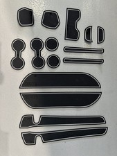 Nissan Elgrand/Quest E52 2010- Anti Slip Cup Holder Mat Set Azzuri Produce Black