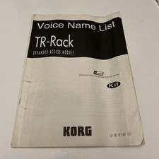 Korg TR Rack Expanded Access