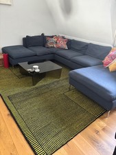 Tom Dixon Yellow & Black Stripe Rug - Wool - 300 X 200 - Condition: Excellent