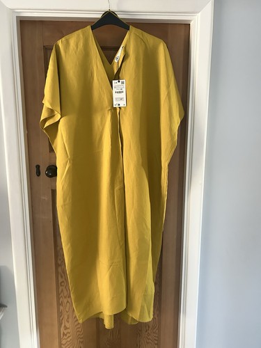 Stylish linen mix - kaftan, size