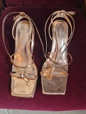 Rose Gold Coloured Square Toe