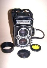 Rolleiflex 3.5E :75mm f/3.5 Carl Zeiss Planar Lens -Serviced + Film tested-Flash