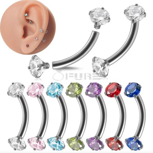 Stainless steel double gem - stainless,