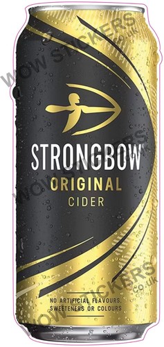 Strongbow original cider can - strongbow,