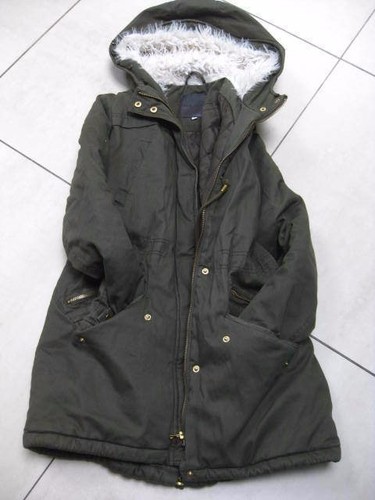 Parka coat fur hood - coat,