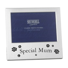 Happy Mothers Day Photo/Picture Frame / Silver Coloured 
