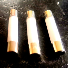 Three Pieces x Fuse 32mm x 6mm ; 1¼"  x ¼" 250Volt Fast 10Amp Ceramic Body