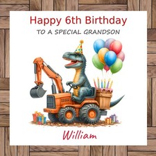 Personalised Dinosaur Birthday