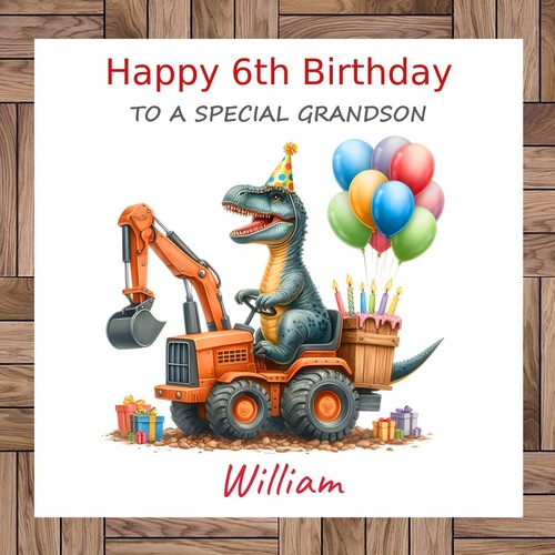 Personalised dinosaur birthday - personalised,