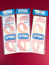 1980's NOS Vespa PX PK T5 Utah International Snake Transfer in Red/Orange