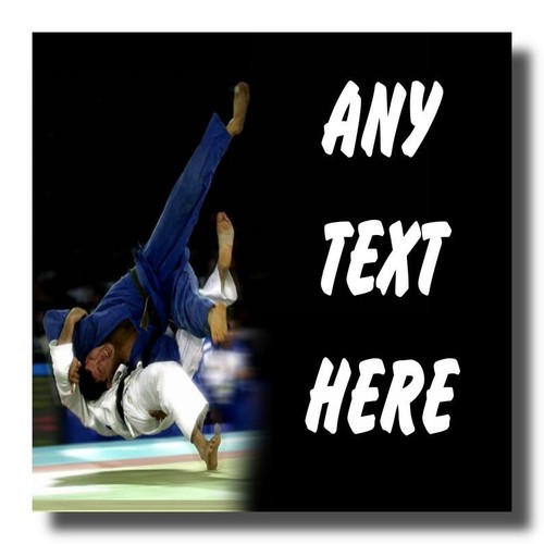 Judo personalised drinks - judo,