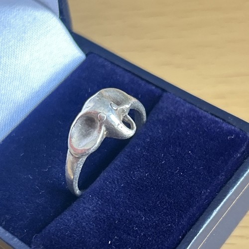 Vintage 925 ring elephant - 925, /