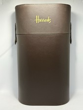 Harrods Wine Bottle Carrier With 2x Wimbledon Champagne Lanson Bottle Covers
