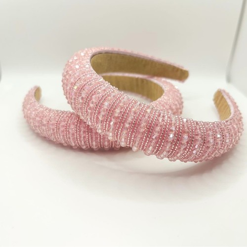 Pink crystal jewel embellished