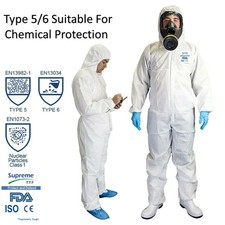Disposable Coveralls White