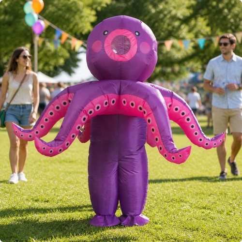 Inflatable cephalopod costume - cephalopod,
