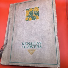 Complete set  of kensitas Woven Silk Flowers 1st Series Small with Album