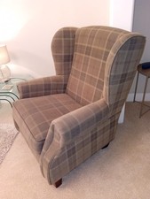 Sofa Company Green/ Grey Check