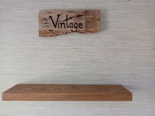 Wooden vintage ,floating shelf