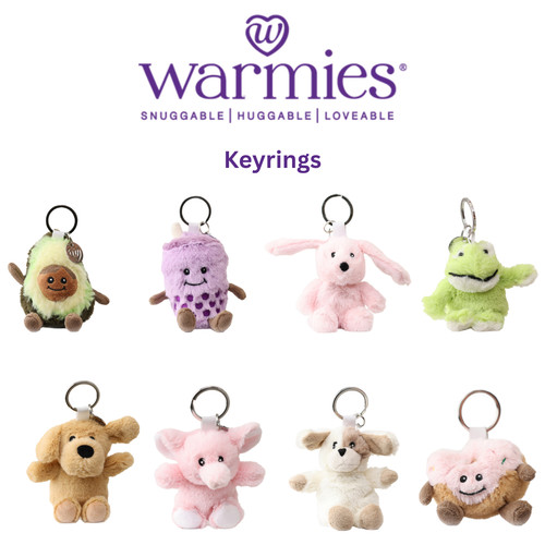 Warmies plush keyrings - warmies,