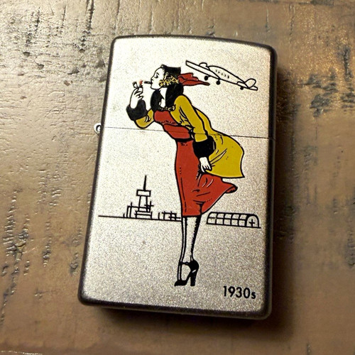 Zippo windy girl 1930s - girl,
