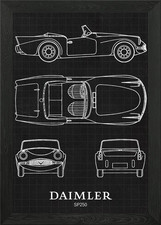 Daimler SP250 Framed Wall Art