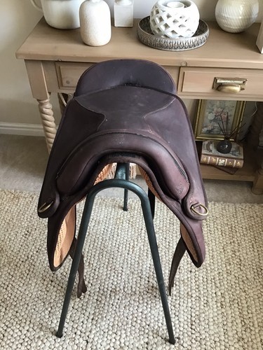 Torsion saddle leather 16 - saddle,, leather,