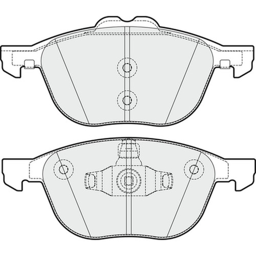 Brake pads set - pads, ford