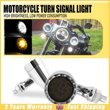 Universal For Motorcycle Motorbike LED Blinker Turn Signal Running Light Chrome