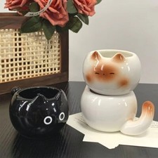Cute Cat Shaped Coffee Mug