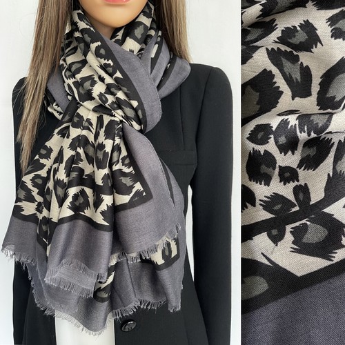 Grey ladies leopard print - ladies,