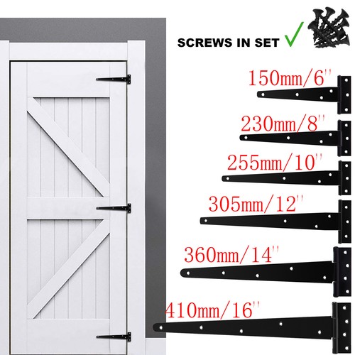 Inch t hinge black tee - 6, t-hinge