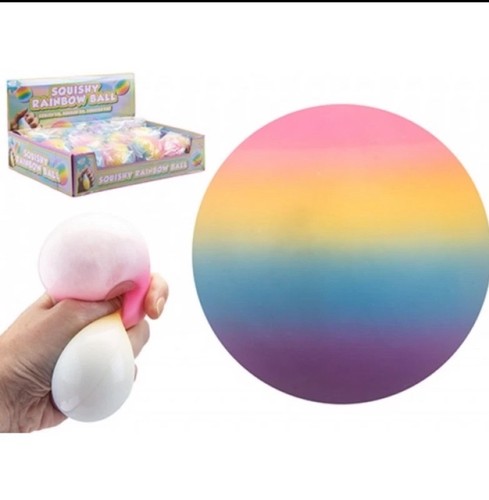 One pastel rainbow squishy - pastel,