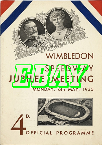Wimbledon speedway 1935 retro - wimbledon,