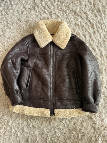 Faux shearling aviator - faux,