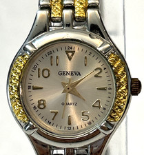 Geneva Quartz Gold Tone and