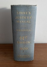 Stones Justices Manual 61st