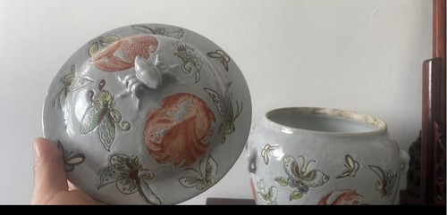 Chinese porcelain ginger jar - ginger,