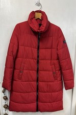 Ladies Trespass TP50 Red Long Puffa Coat Size M Medium