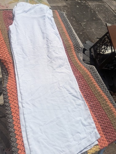 White linen trousers size - size, 16