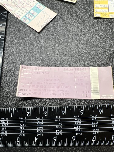 Concert ticket stub unripped - concert,