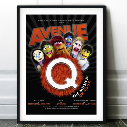 Avenue musical poster - q, print