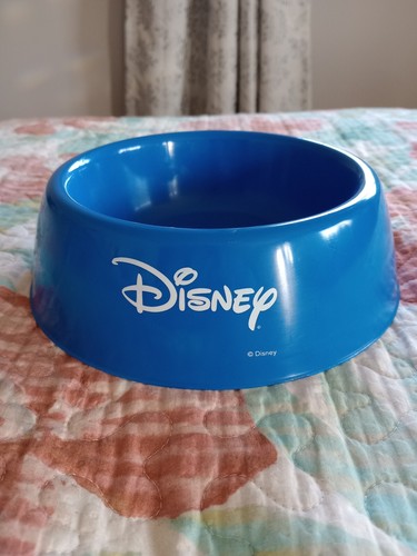 Disney dog bowl blue plastic - bowl,