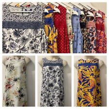 NEXT Ladies Twin Pocket Linen Blend Shift Dress 10 PETITE/TALL REDUCED TO CLEAR