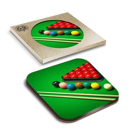 Boxed square coasters - boxed,
