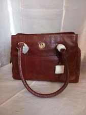 Pure Luxuries Bloomsbury Collection Brown Leather Hand Bag-BNWT- RRP £185