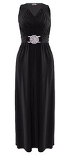 Womens Grecian Buckle Maxi